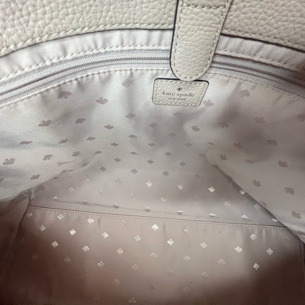 Kate Spade light pink pebbled leather large tote - Picture 12 of 13